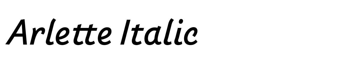 Arlette Italic